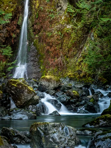 Rosewall Creek Falls Vancouver Island