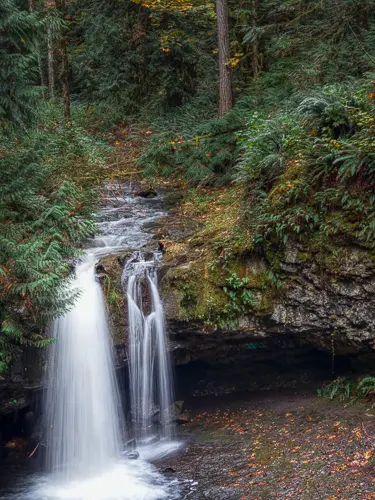 Stocking creek waterfall Vancouver Island