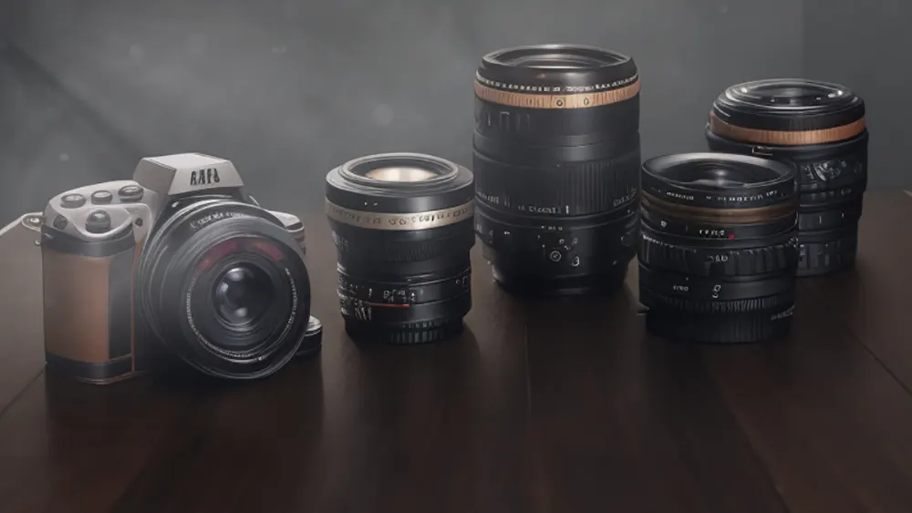 A selection of best lens for astrophotography in a table