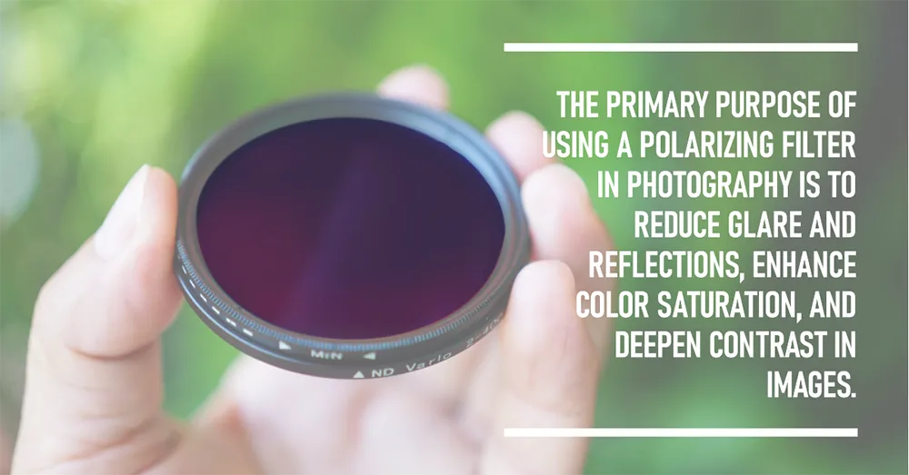 what does a polarizing filter do? 
