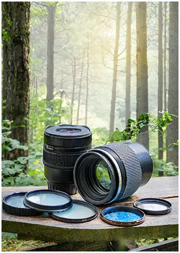 UV filters for camera lens.
